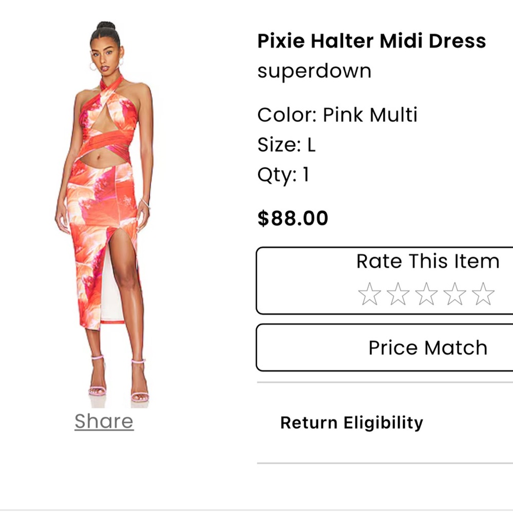 Superdown dress from Revolve worn once
